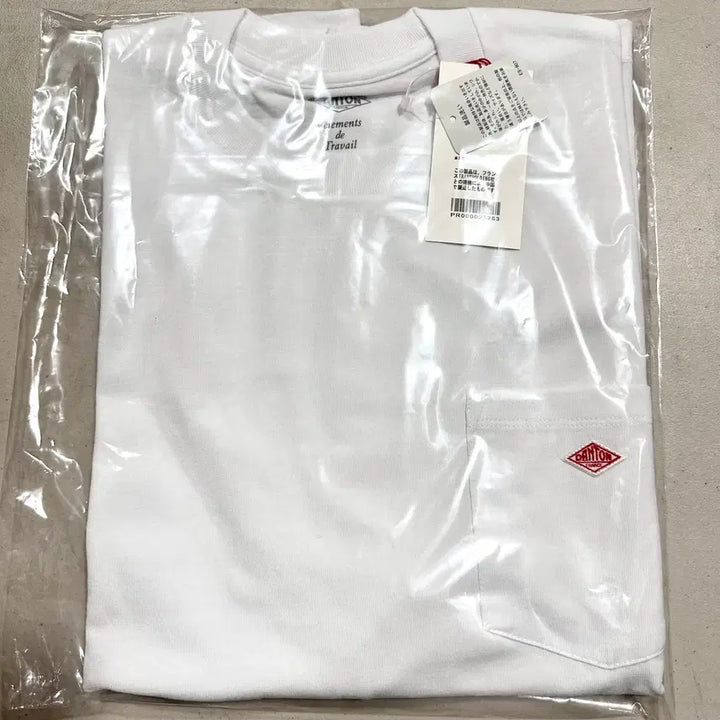 [BUNJANG] DANTON Pocket T-Shirt White 2XL New / 단톤 포켓 반팔티 화이트 2XL사이즈 새상품