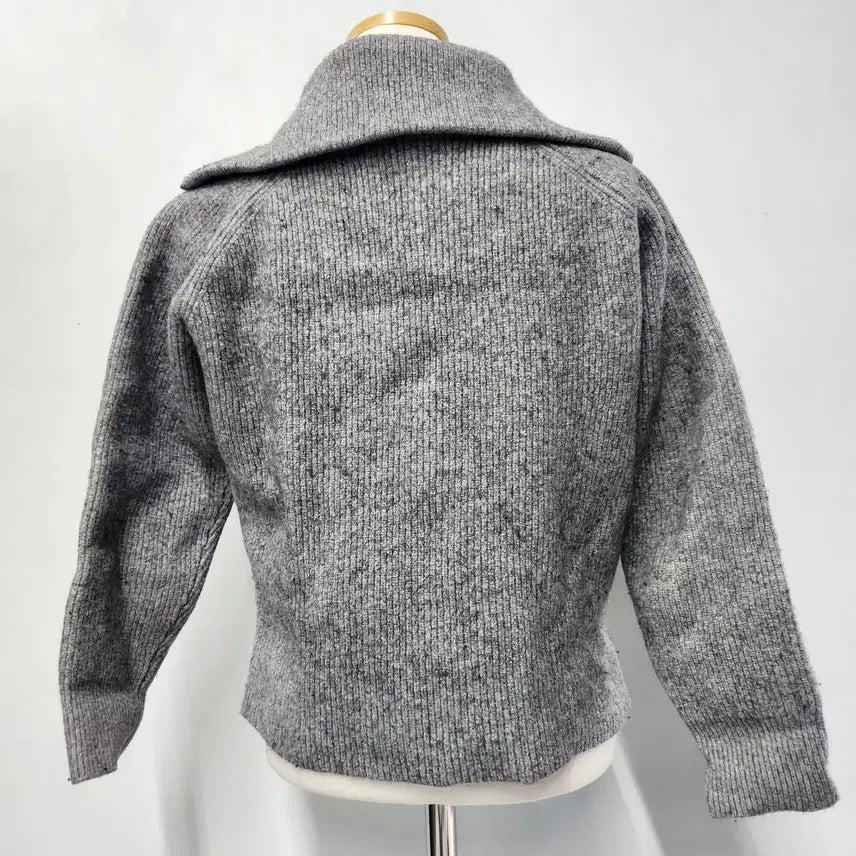 [BUNJANG] Maison Kitsuné Bold Fox Head Half-Zip Knit M / [정품] 메종키츠네 볼드 폭스 헤드 하프집업 니트 M