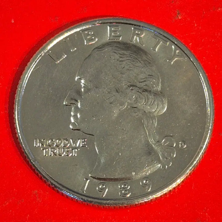 [BUNJANG] 1989 United States Quarter Dollar Coin / 1989 미국 쿼터달러 동전 M2426