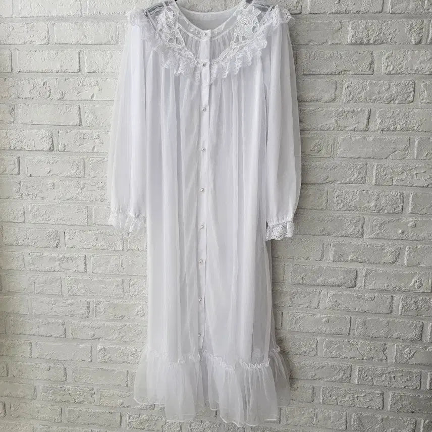 [BUNJANG] La pomme Vintage Japanese Nightgown / La pomme 일본 빈티지 원피스 잠옷