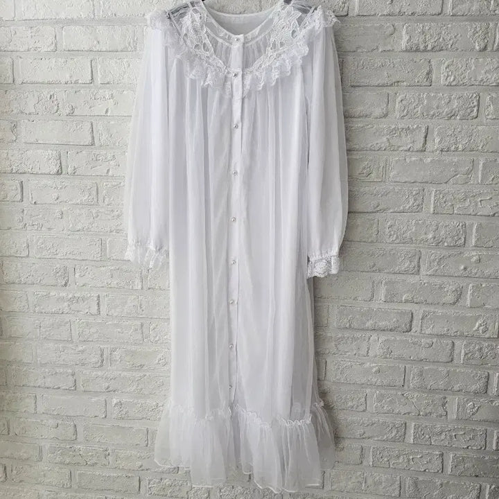 [BUNJANG] La pomme Vintage Japanese Nightgown / La pomme 일본 빈티지 원피스 잠옷