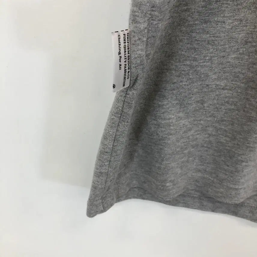 [BUNJANG] Uniform Bridge Grey Cotton Short Sleeve T-Shirt L / 유니폼브릿지 그레이 반팔 L
