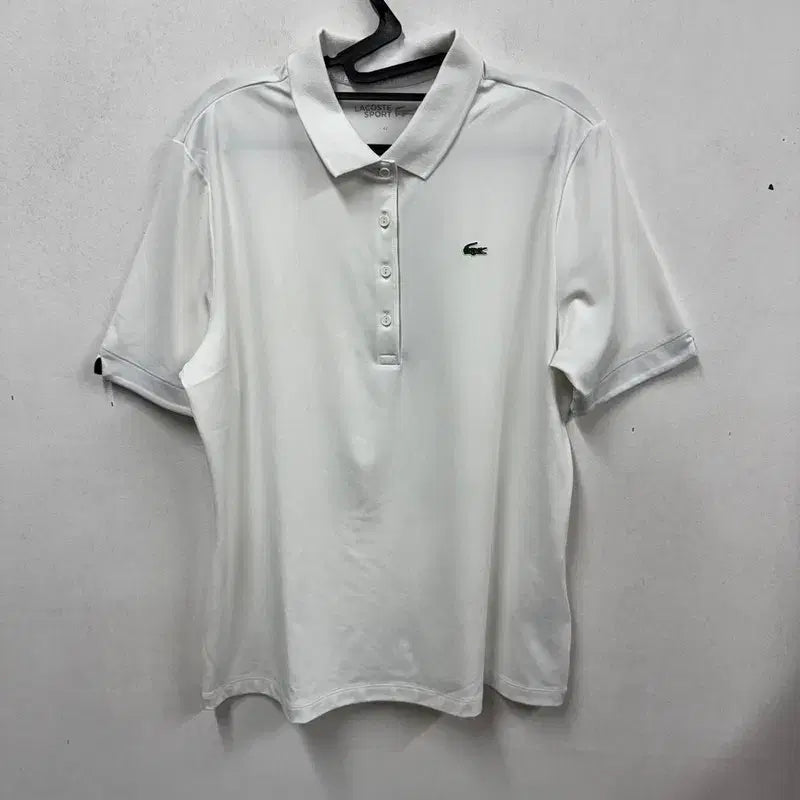 [BUNJANG] Lacoste Sport White T-Shirt / [정품/110] 라코스테 스포츠 화이트 반팔티   CC