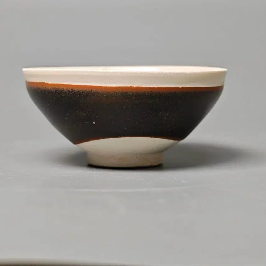 [BUNJANG] Authentic Song Dynasty Yun Yao Black Glaze Turtle Shell Pattern Bowl / [진품] 송금대 복건성 청윤요 흑유 대모수 완 중국도자기 골동품 수집품