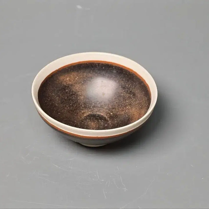 [BUNJANG] Authentic Song Dynasty Yun Yao Black Glaze Turtle Shell Pattern Bowl / [진품] 송금대 복건성 청윤요 흑유 대모수 완 중국도자기 골동품 수집품