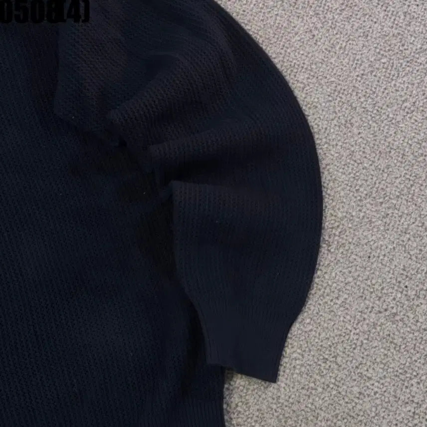 [BUNJANG] Kamoshita Black Knit Shirt Cardigan / 카모시타 블랙 니트 셔츠 가디건