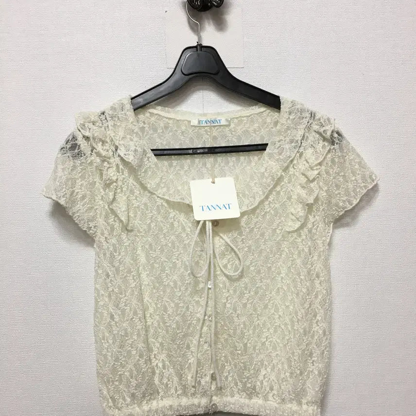 [BUNJANG] TANNAT Short Sleeve Blouse (Size F) / (새상품) TANNAT타낫 블라우스 반팔