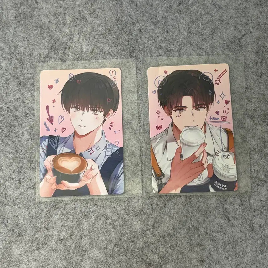 [BUNJANG] Demodeok Ediya Collaboration Photocard Bundle Set Bae Sejin Lee Sejin / 데못죽 이디야 콜라보 포카 배세진 이세진 일괄