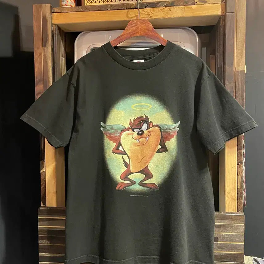 [BUNJANG] 90s Warner Bros. Vintage Washed T-Shirt / 90s 워너브라더스 반팔티