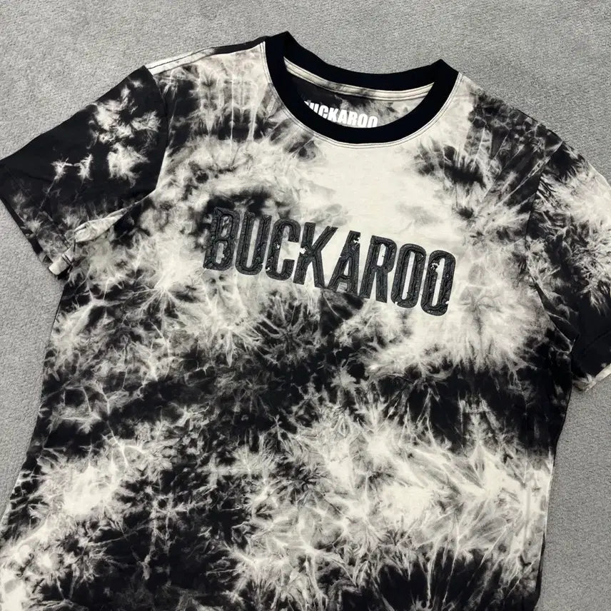 [BUNJANG] M Buckaroo Y2K Tie-Dye Punk Short-Sleeve T-Shirt / M 버커루 Y2k 타이다이 펑크 반팔 티