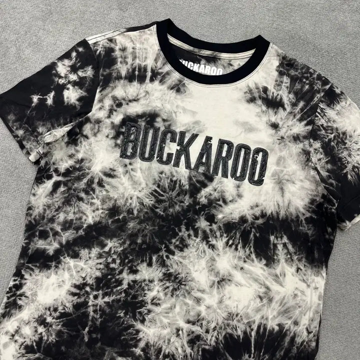 [BUNJANG] M Buckaroo Y2K Tie-Dye Punk Short-Sleeve T-Shirt / M 버커루 Y2k 타이다이 펑크 반팔 티