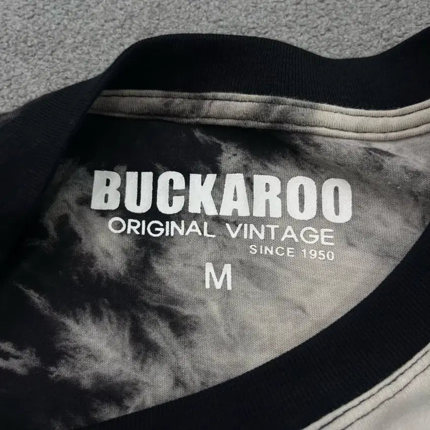 [BUNJANG] M Buckaroo Y2K Tie-Dye Punk Short-Sleeve T-Shirt / M 버커루 Y2k 타이다이 펑크 반팔 티