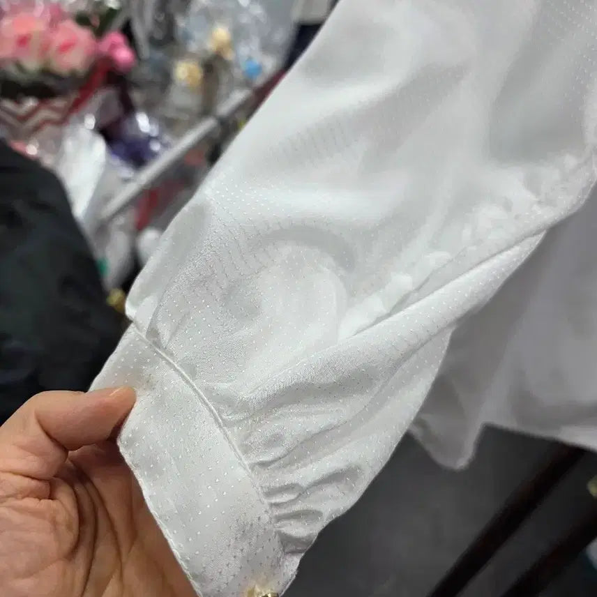[BUNJANG] VinPalace Vintage Style White Frill Blouse (M) / 화이트 프릴 블라우스 빈티지 스타일(m)