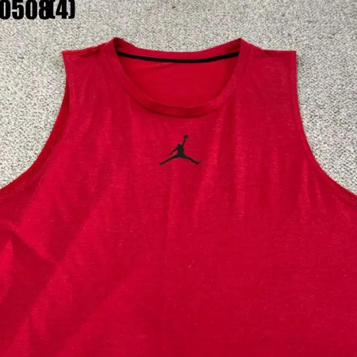 [BUNJANG] Jordan Red Sleeveless Tank Top / 조던 레드컬러 민소매 탱크탑
