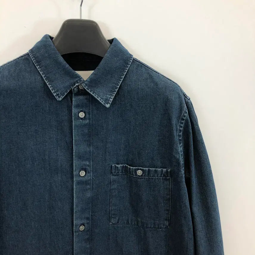 [BUNJANG] Zara Indigo Oversized Denim Shirt L / 자라 인디고 오버데님셔츠 L