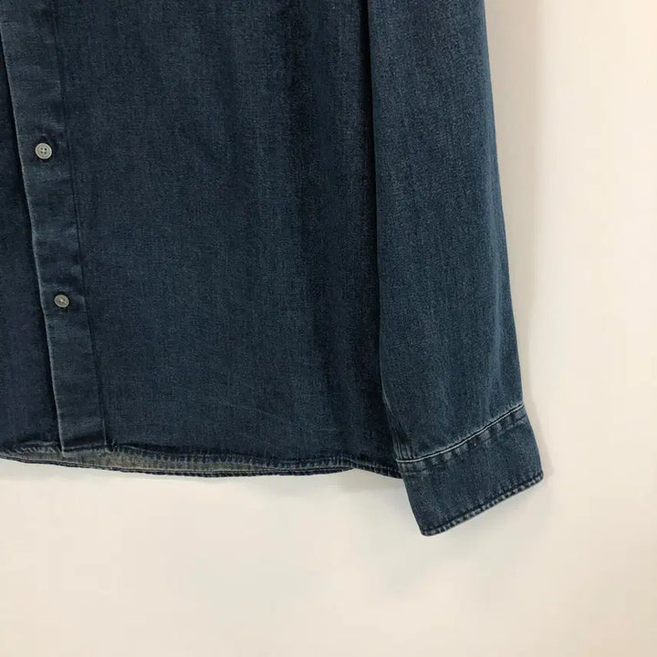[BUNJANG] Zara Indigo Oversized Denim Shirt L / 자라 인디고 오버데님셔츠 L