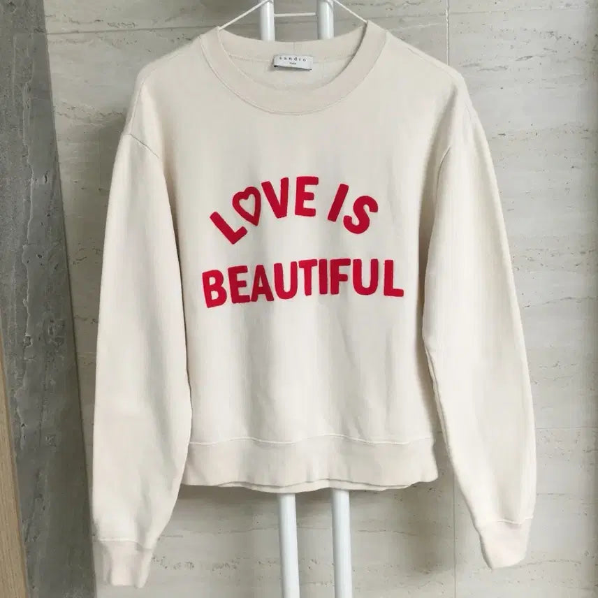 [BUNJANG] Sandro Lettering Sweatshirt / SANDRO 산드로 레터링 맨투맨 1