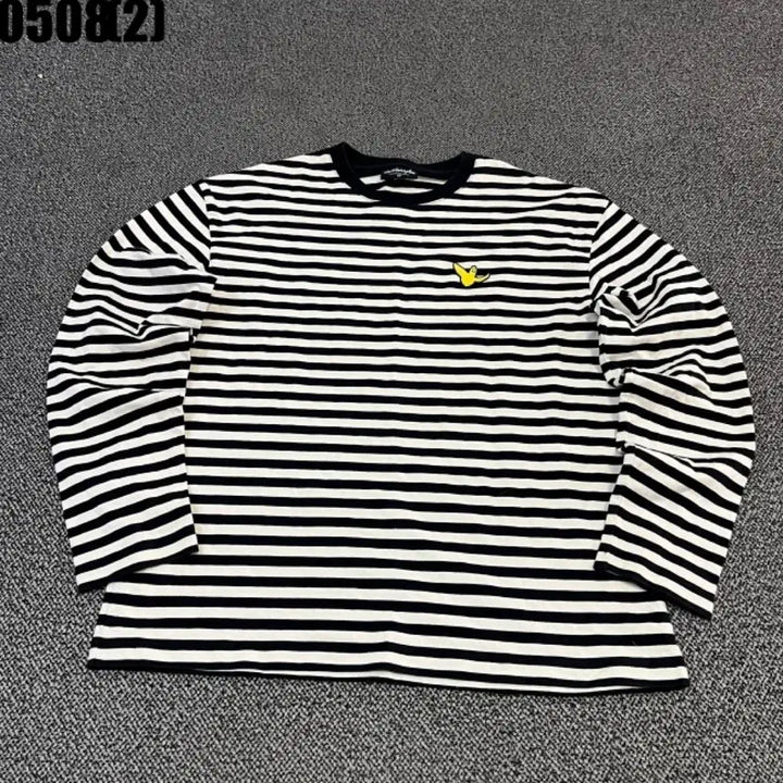 [BUNJANG] Mark Gonzales Striped Long Sleeve T-Shirt / 마크곤잘레스 스트라이프 긴팔 티셔츠