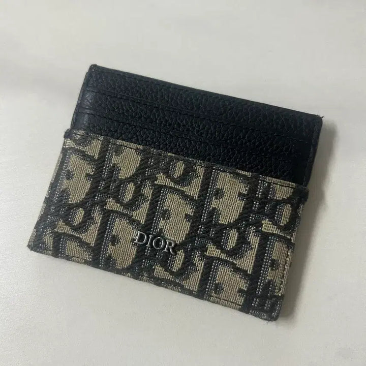 [SOLD OUT] 디올 오블리크 카드지갑 블랙