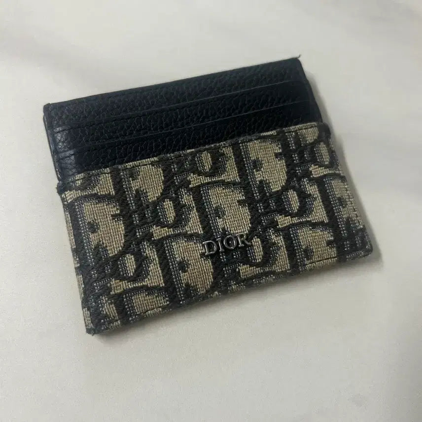 [SOLD OUT] 디올 오블리크 카드지갑 블랙