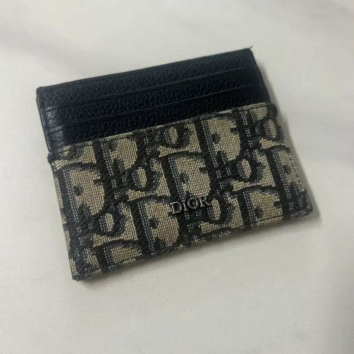 [SOLD OUT] 디올 오블리크 카드지갑 블랙