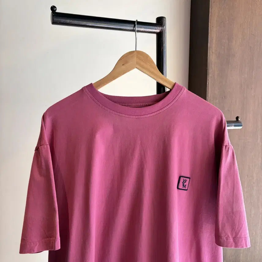 [BUNJANG] Wooyoungmi Back Logo T-Shirt / 16903 - 우영미 백로고 반팔 티셔츠