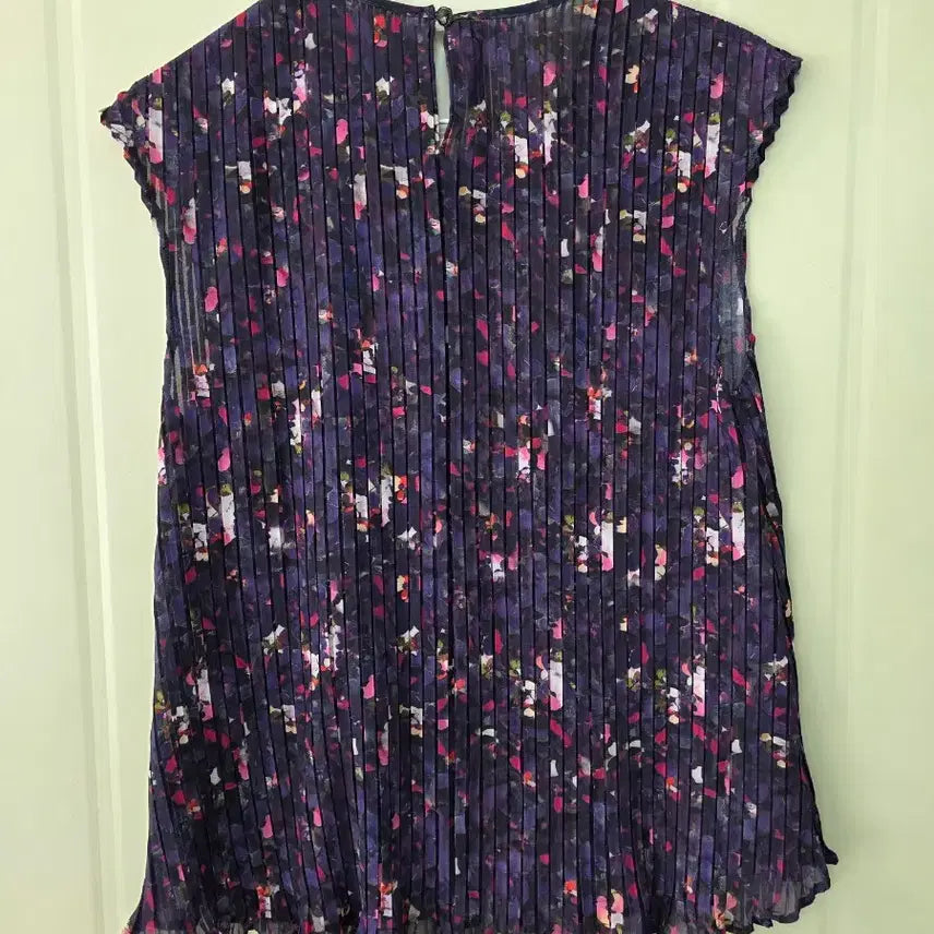 [BUNJANG] Anna Sui Pleated Pattern Blouse / 안나수이 플리츠 패턴  블라우스 95