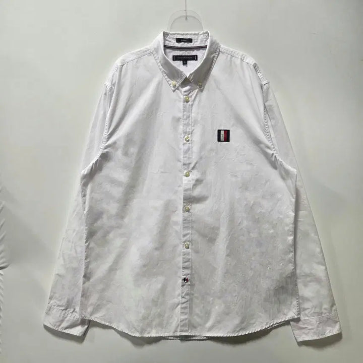 [BUNJANG] Tommy Hilfiger White Slim Fit Oxford Shirt XL / 타미힐피거 화이트 슬림핏 옥스퍼드 셔츠 XL 26050810