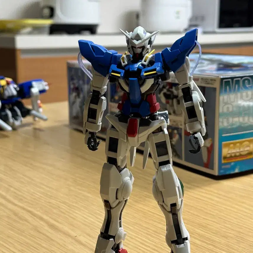 [BUNJANG] MG Gundam Exia Alloy Frame Partially Assembled Model Kit / mg 건담 엑시아 합금프레임 가조립