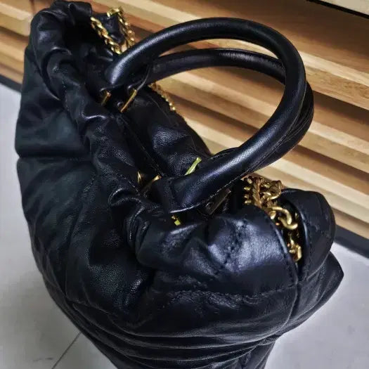 [BUNJANG] LazySummer Lambskin Quilted Gold Chain Bag / 레이지썸머 양가죽 퀼팅 금장체인백