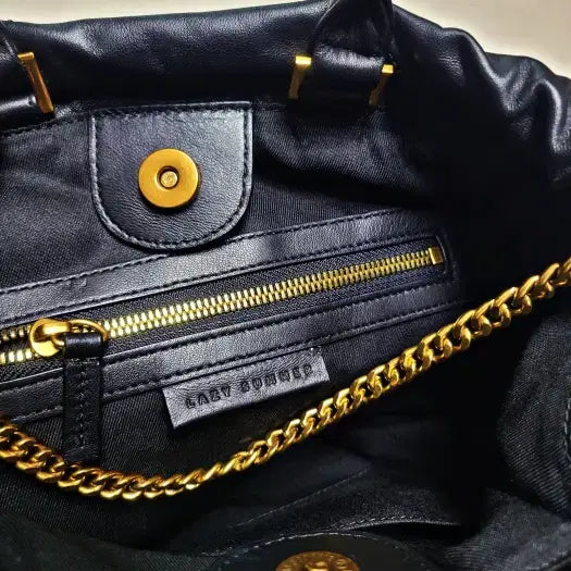 [BUNJANG] LazySummer Lambskin Quilted Gold Chain Bag / 레이지썸머 양가죽 퀼팅 금장체인백