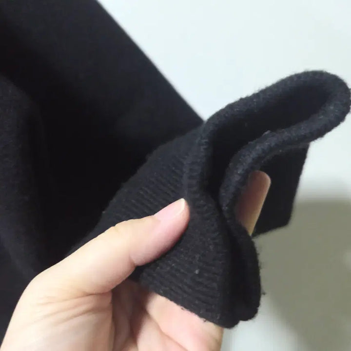 [BUNJANG] KONK Black Oversized Plain Sweatshirt / KONK 블랙 오버핏 무지 스웻 니트 맨투맨 26050811