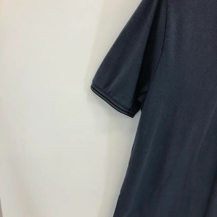 [BUNJANG] Stone Island Logo Patch Slim Fit Polo T-Shirt L / 스톤아일랜드 로고 패치 슬림핏 카라티 L [QR정품]
