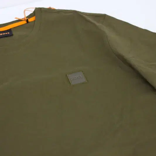 [BUNJANG] Boss Logo Patch Cotton Jersey T-Shirt Regular Fit / 보스 로고 패치 코튼 저지 반팔 티셔츠 레귤러핏 50508584 368