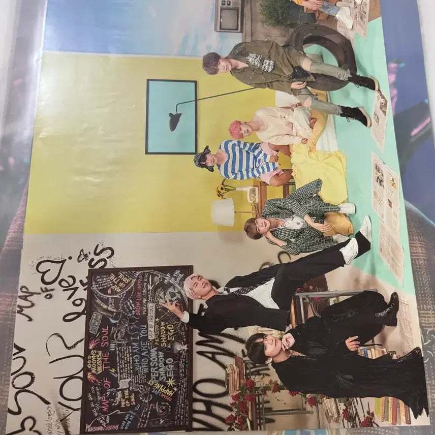 [BUNJANG] BTS Penta 2019 Accordion Postcard &amp; Poster Set / BTS 페스타 2019 아코디언 엽서&amp;포스터