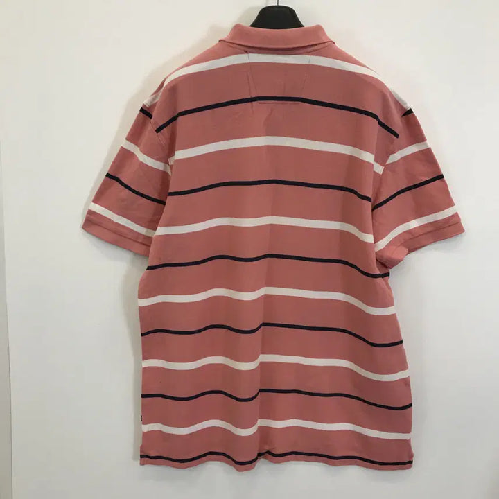 [BUNJANG] Nautica Striped Short Sleeve Polo Shirt XXL / 노티카 NAUTICA 반팔카라티 [XXL]