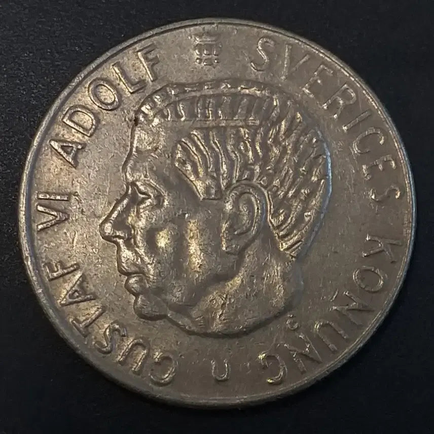[BUNJANG] 1973 Sweden 1 Krona Coin / 1973년 스웨덴 1크로네 동전 w913