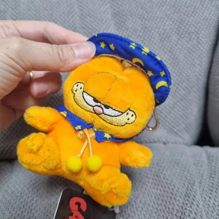 [BUNJANG] Garfield Wizard Doll Keychain / 마법사 가필드 인형키링