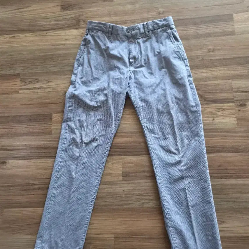 [BUNJANG] Tommy Hilfiger Checked Cotton Trousers Size 66 / 타미힐피거 체크무늬 면바지 66