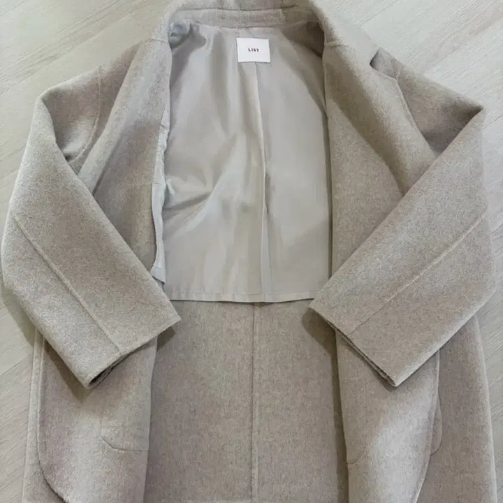 [BUNJANG] LIST Beige Jacket Coat / 리스트 베이지색 자켓 코트