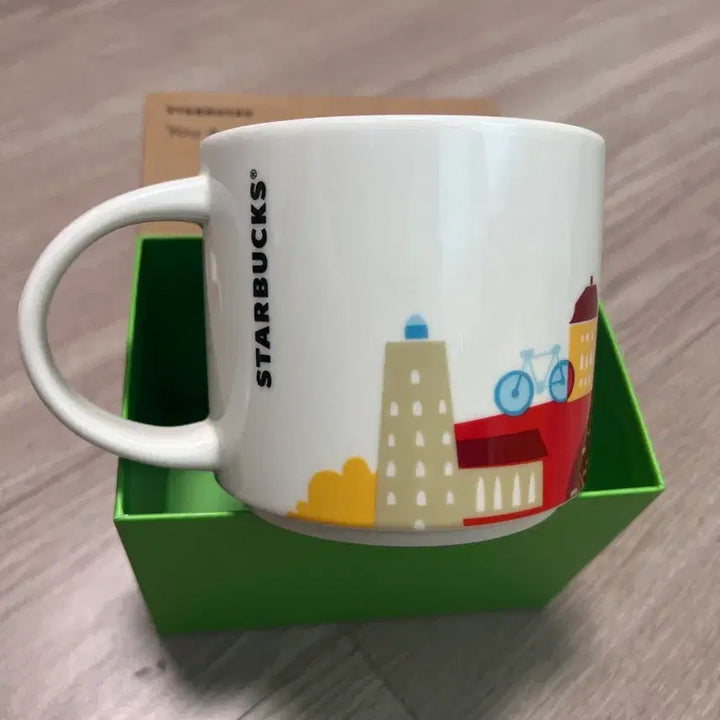 [BUNJANG] Starbucks You Are Here Copenhagen City Mug 14oz / 스타벅스 유아히어 You Are Here 코펜하겐 시티컵 머그컵