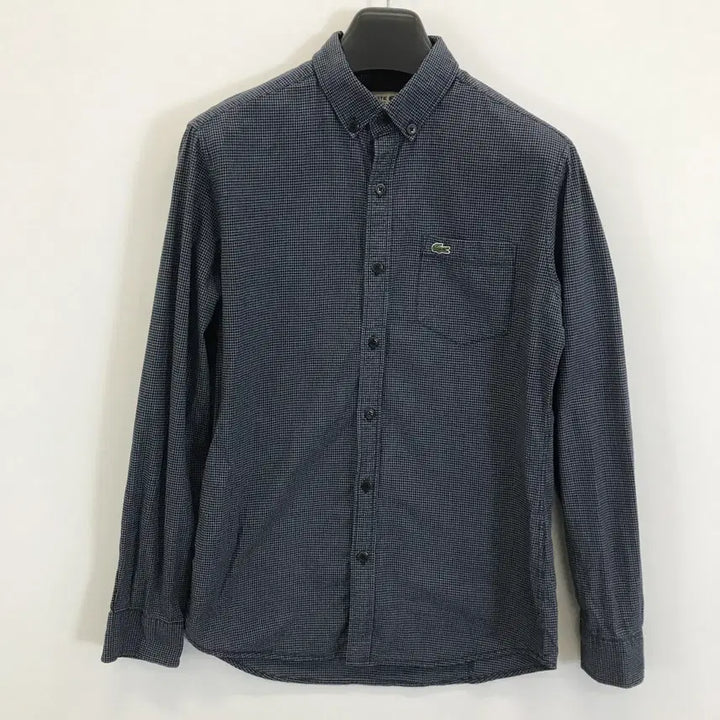 [BUNJANG] Lacoste Gingham Check Shirt Navy Men&
