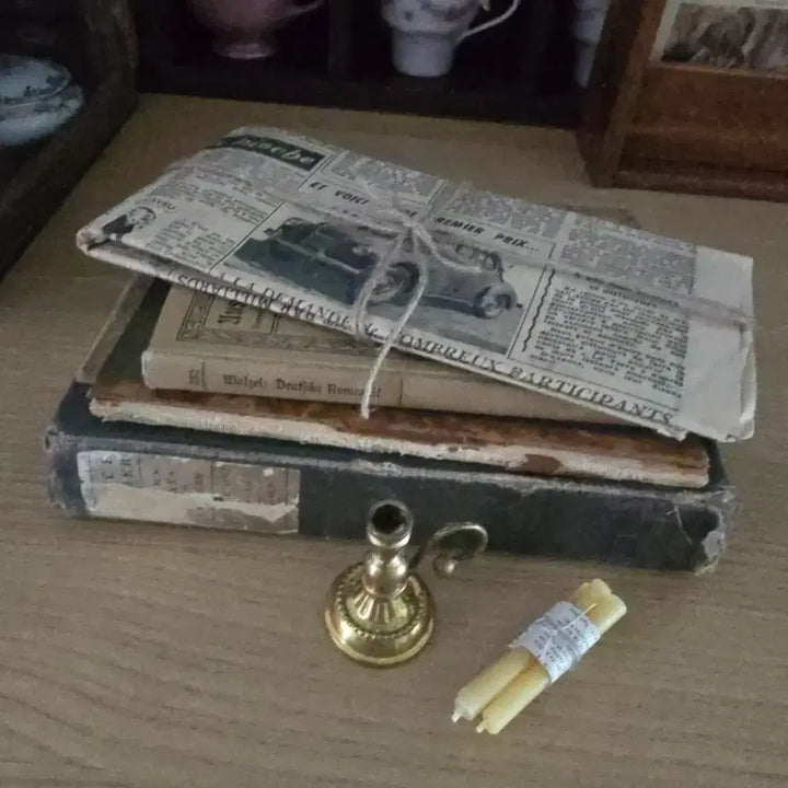 [BUNJANG] Vintage Antique Books and Newspaper Bundle Set / 빈티지 앤틱 책 서적 지류 3+1 세트가격