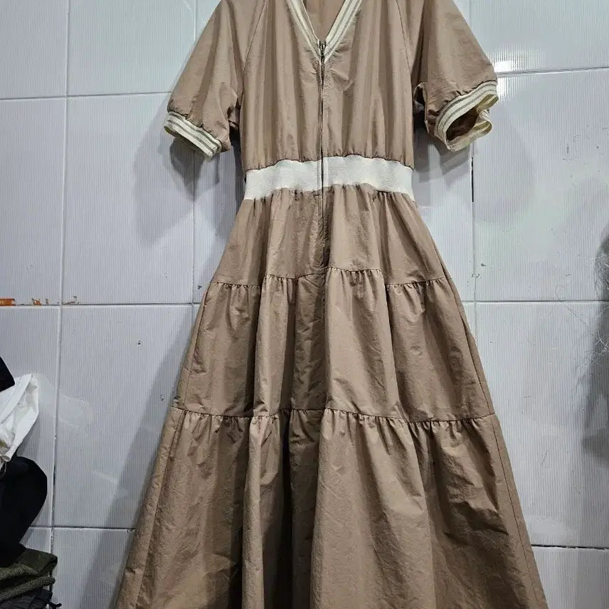 [BUNJANG] Long Dress One-Piece (Size 55-66) / 롱원피스(55~66)새상품