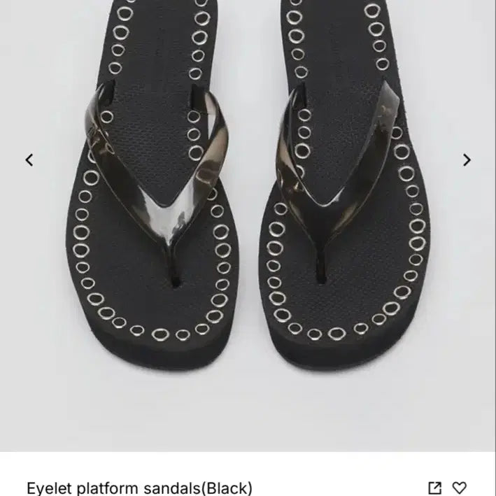 [BUNJANG] Archive Appk Black Jjori Sandals / 아카이브앱크 블랙 쪼리 샌들