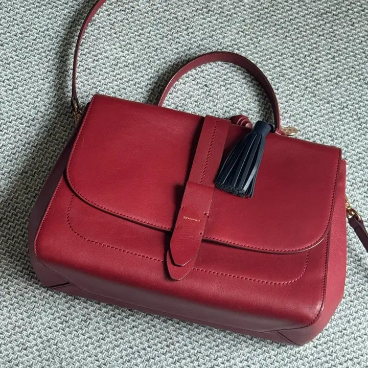 [BUNJANG] Beanpole Heritage Crossbody Bag Red / 빈촐 헤릿 크로스백 레드 (상태좋음)