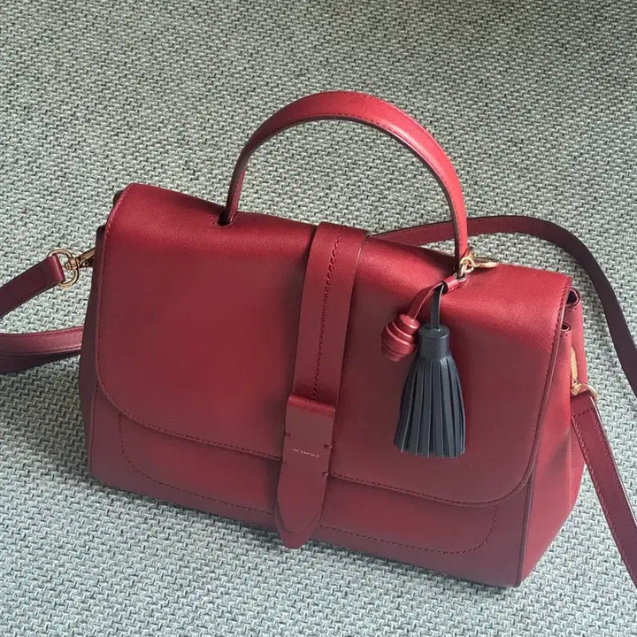 [BUNJANG] Beanpole Heritage Crossbody Bag Red / 빈촐 헤릿 크로스백 레드 (상태좋음)