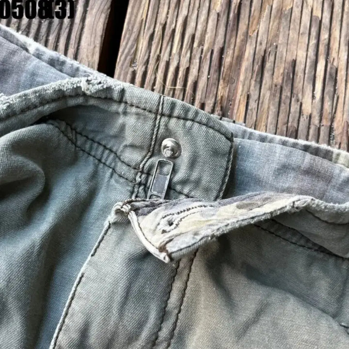 [BUNJANG] Vintage Denim Cargo Shorts / 빈티지 데님 카고 반바지
