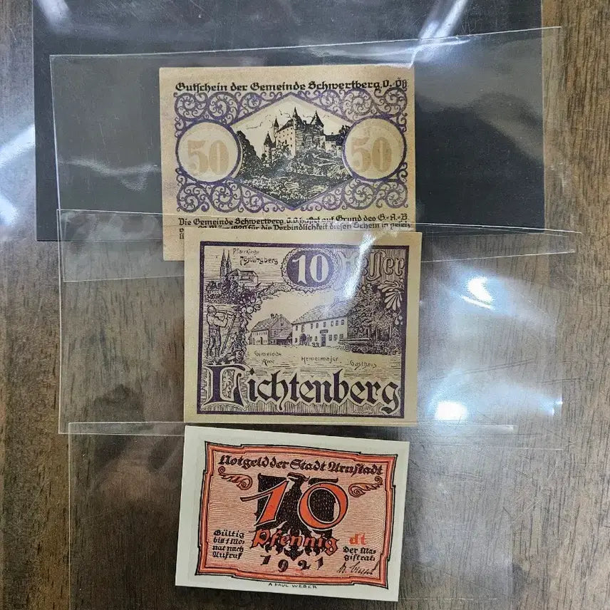 [BUNJANG] German 10 Pfennig Old Banknote Bundle / 독일10 페니히 옛날지폐