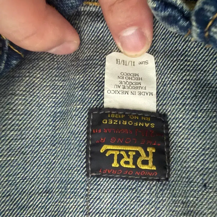 [BUNJANG] RRL Indigo Denim Jacket XL / RRL rot 271 인디고 xl